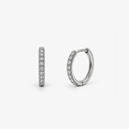 Fine Circle Huggie Earrings