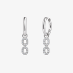 Open Contour Drop Earrings