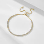 Adjustable Pavé Line Bracelet – image 1