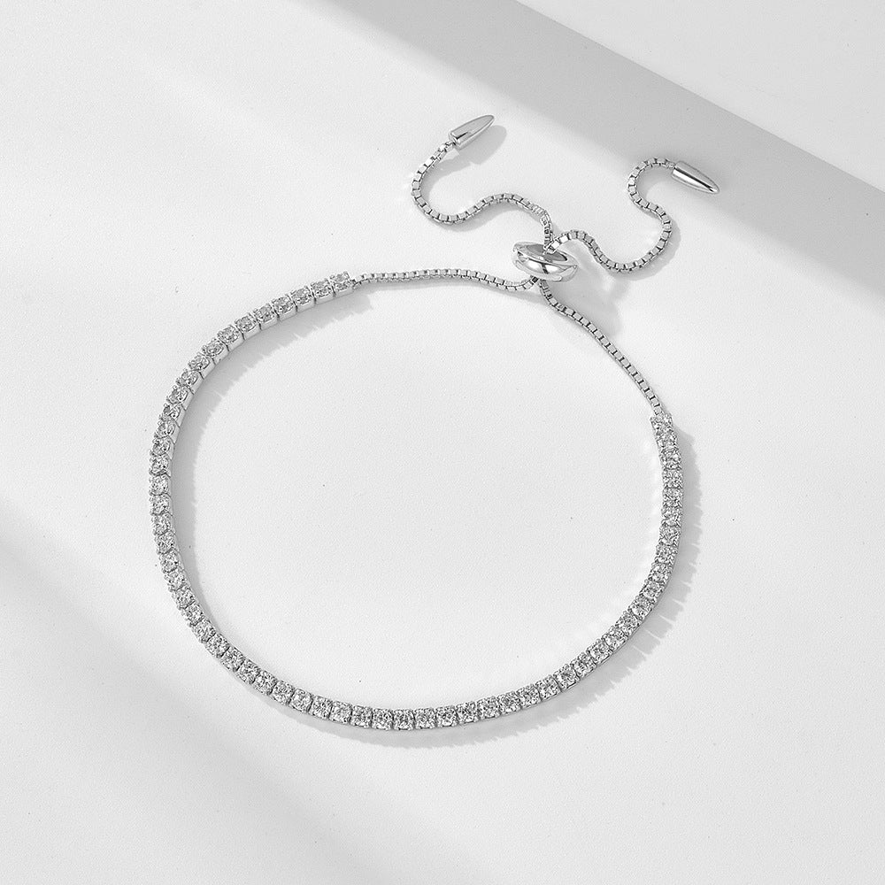Adjustable Pavé Line Bracelet – image 2