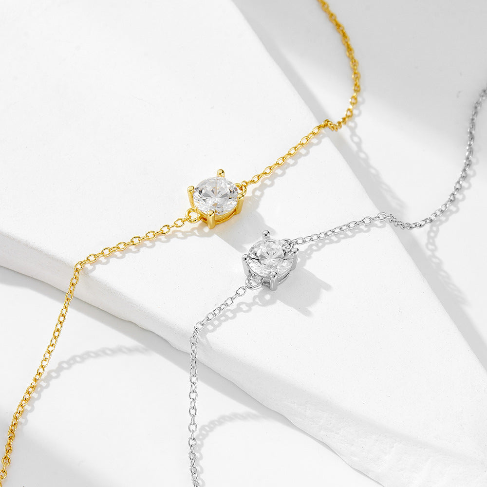 Everyday Solitaire Cubic Zirconia Bracelet – image 3