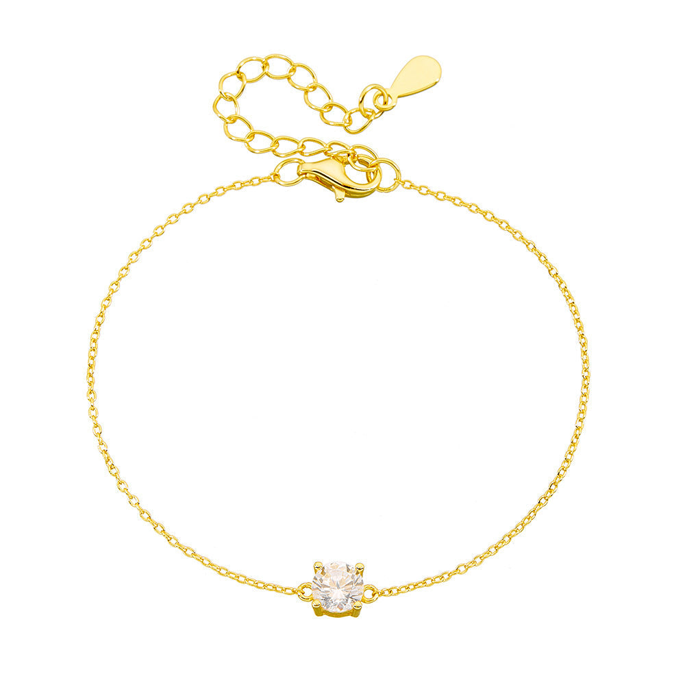 Everyday Solitaire Cubic Zirconia Bracelet – image 5