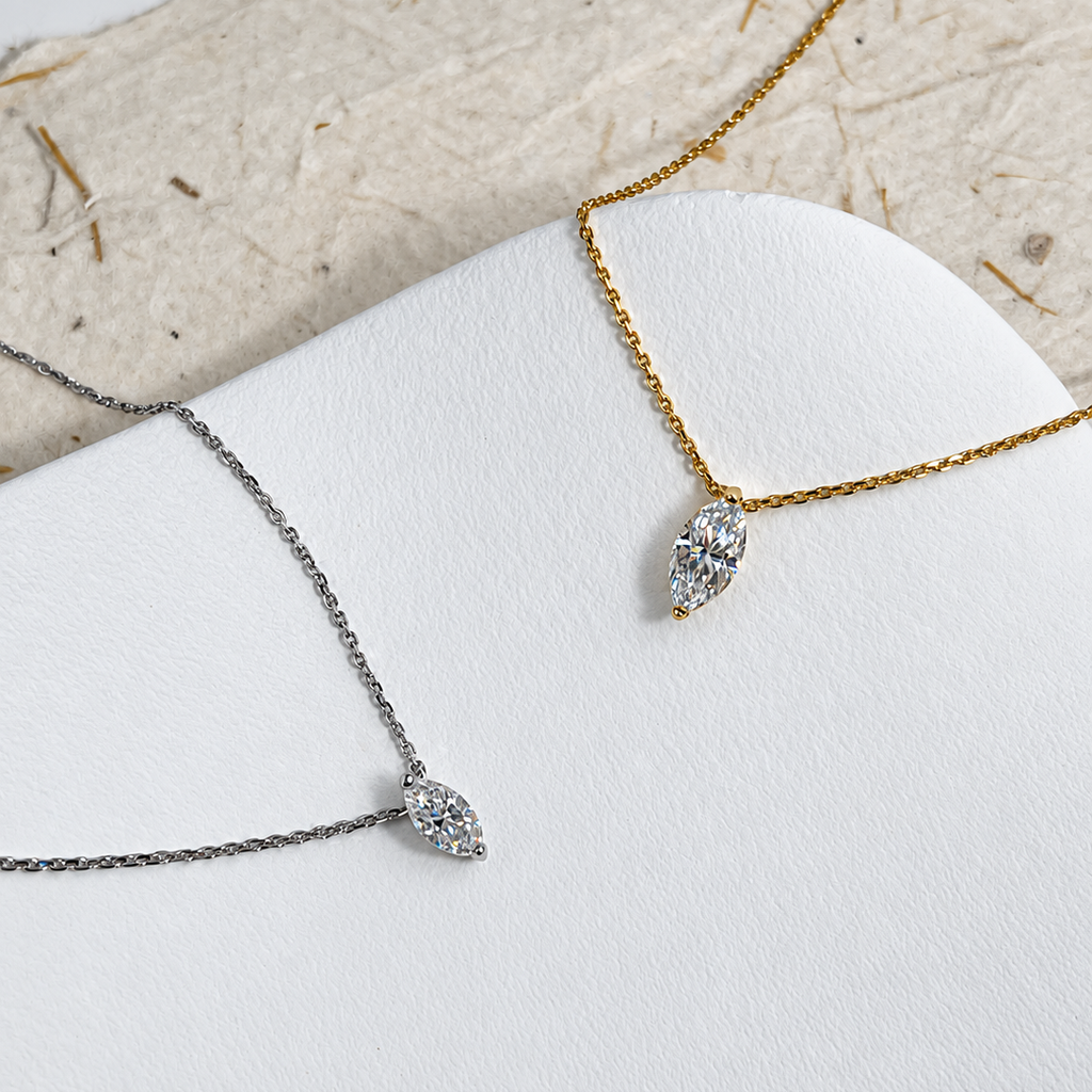 Long Light Pendant Necklace