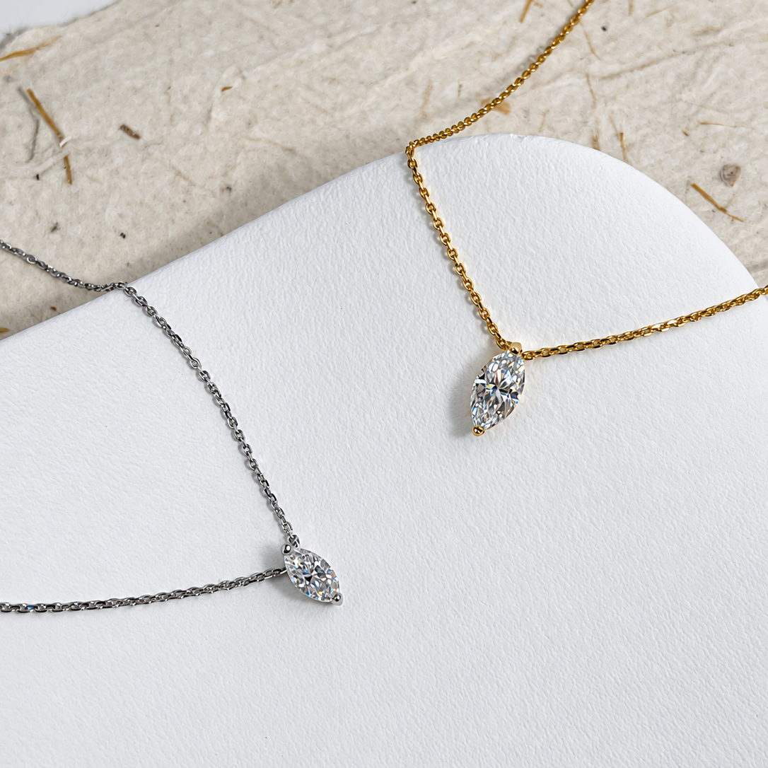 Long Light Pendant Necklace