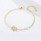 Geometric Circle Bracelet – image 1