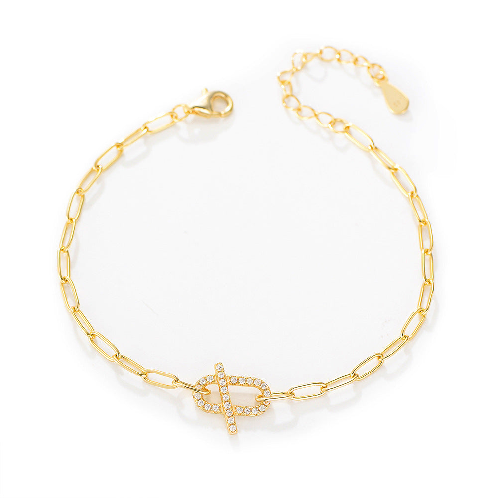 Geometric Circle Bracelet – image 5