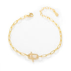 Geometric Circle Bracelet – image 5