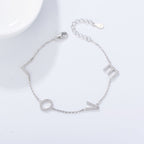 LOVE Letter Pavé Bracelet – image 2
