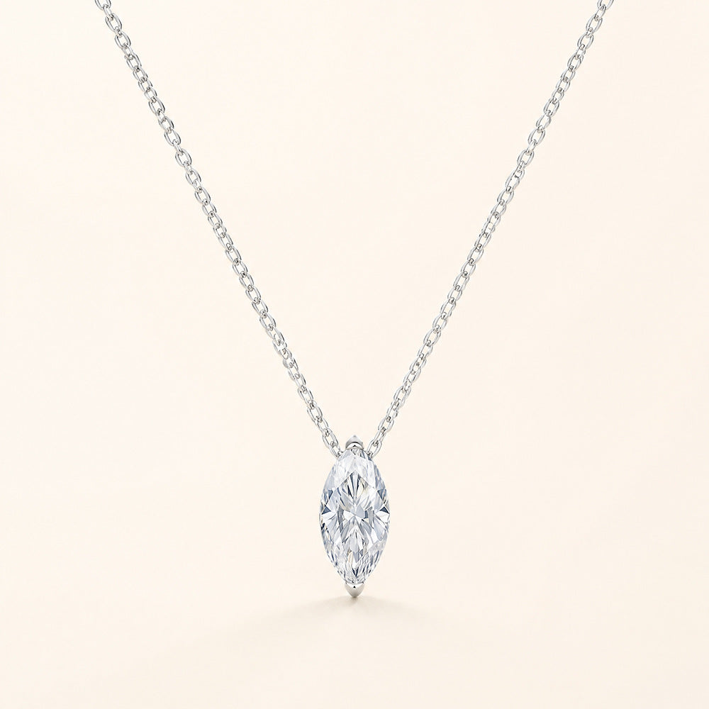 Marquise Moissanite Necklace – image 1