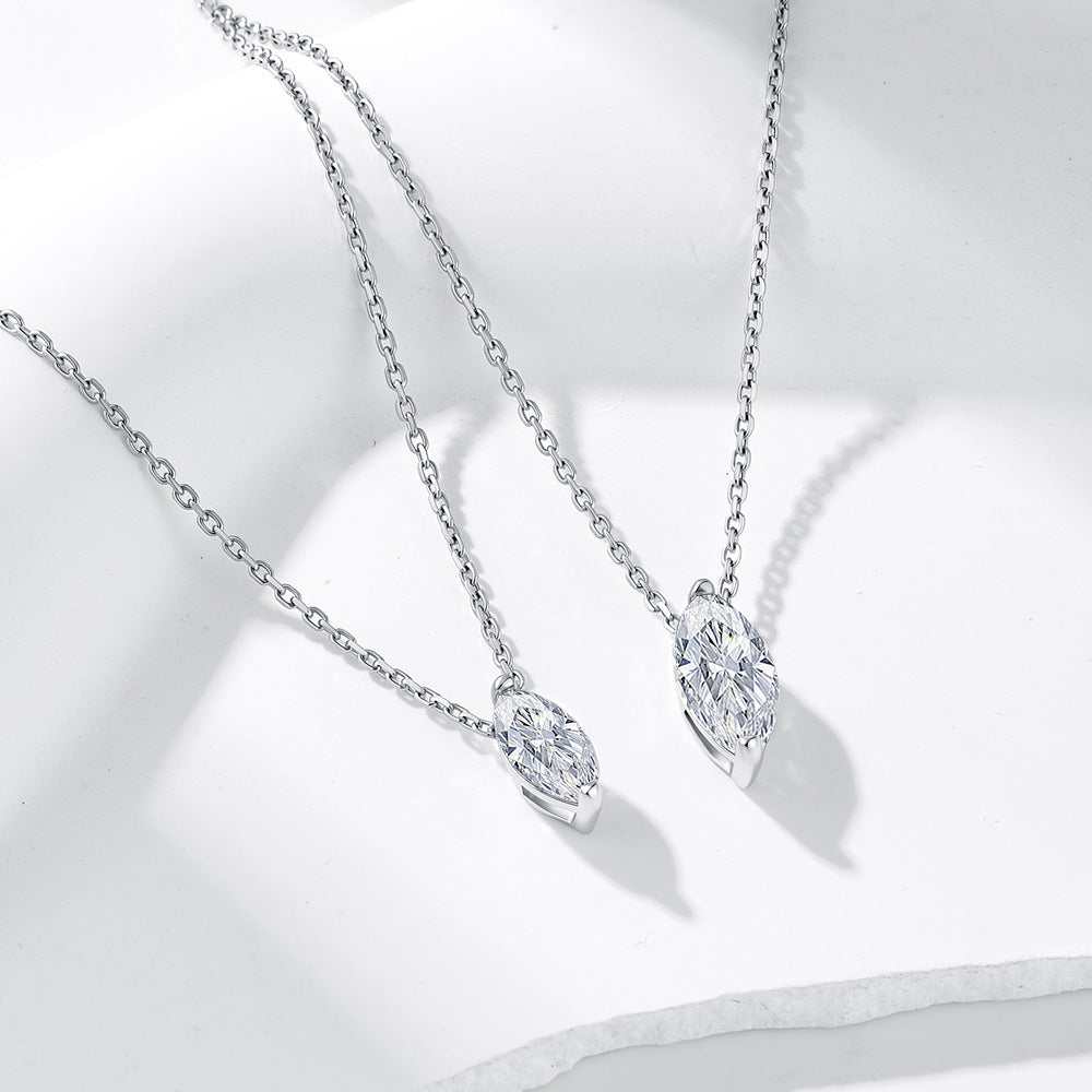 Marquise Moissanite Necklace – image 2