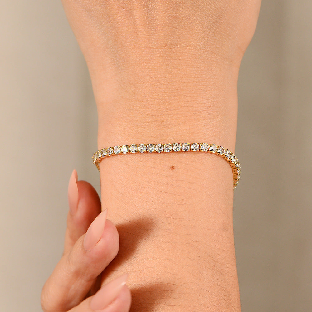 Pavé Tennis Bracelet – image 3
