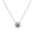1 Carat Round Moissanite Necklace – image 5