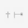 Cross Moment Stud Earrings