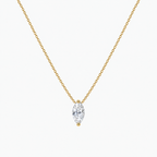 Long Light Pendant Necklace