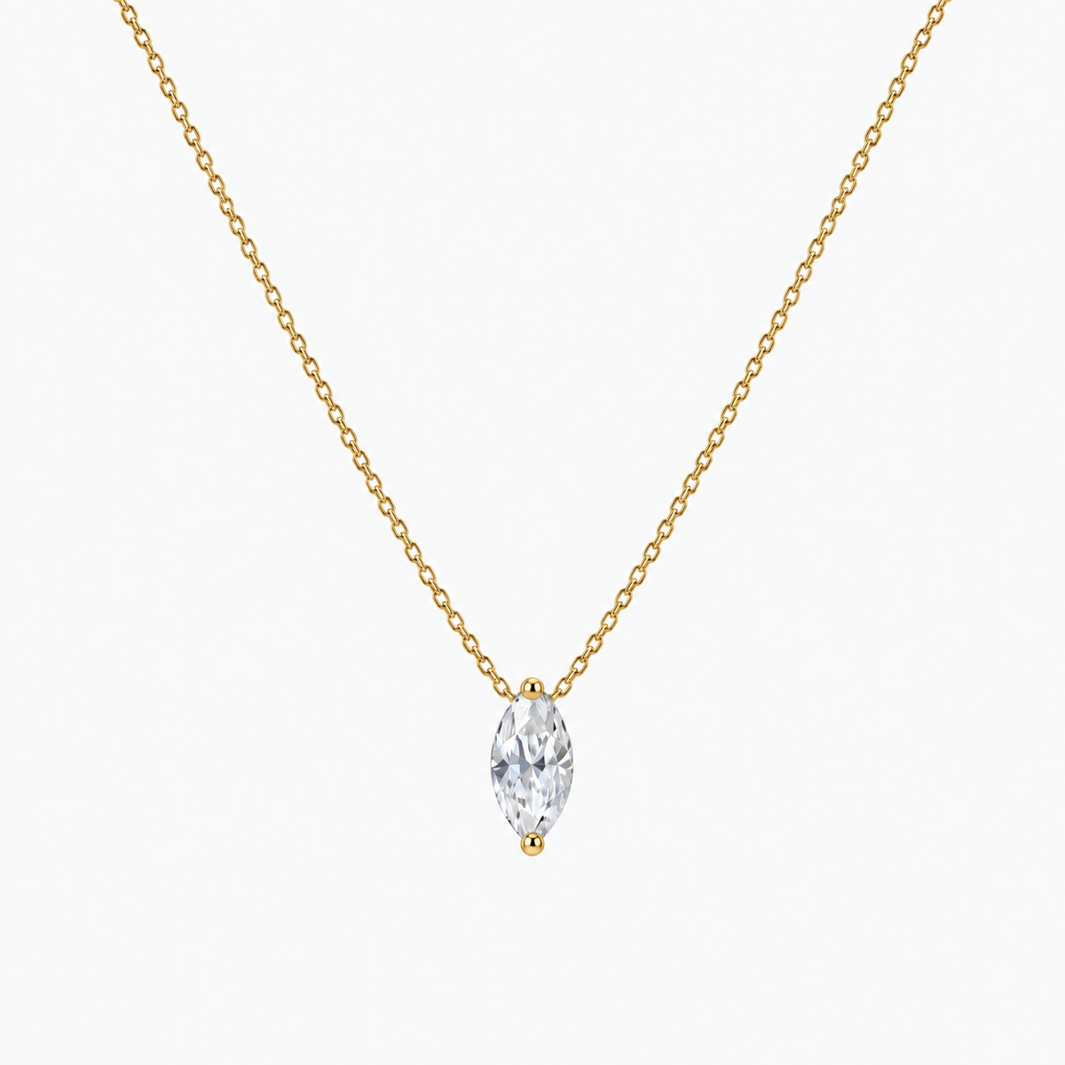 Long Light Pendant Necklace