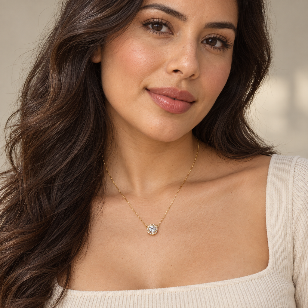 Quiet Point Pendant Necklace