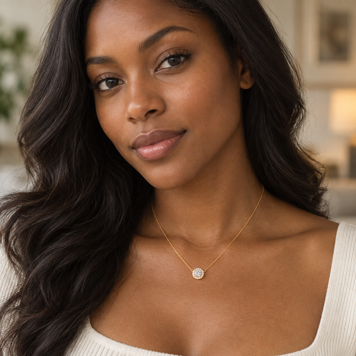 Quiet Point Pendant Necklace