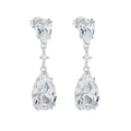 Teardrop Cubic Zirconia Drop Earrings – image 5